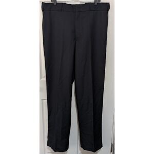Flying Cross Mens Navy Blue Poly Wool Dress Trousers Pants F1 37291 Size 40 REG